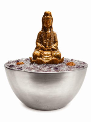 Orgoniet  tafel  cloudbuster kwan yin gouden driehoek seleniet