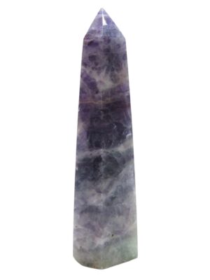 Regenboog fluoriet punt / obelisk