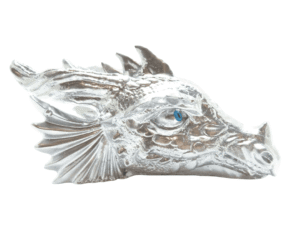 Orgoniet draak maansteen "zilver"
