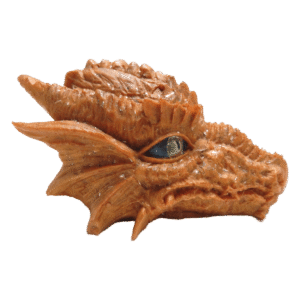 Orgoniet draak versteendhout