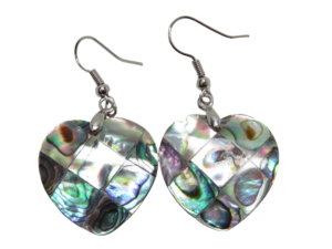 Abalone oorbellen