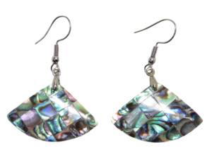 Abalone oorbellen