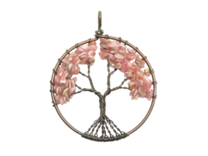 Levensboom hanger rhodochrosiet