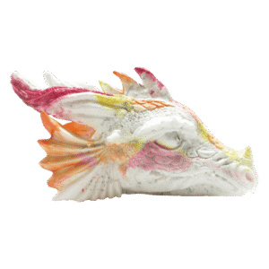 Orgoniet draak vuursteen en pyriet