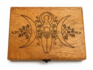 Houten kistje godin