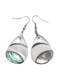 Abalone oorbellen