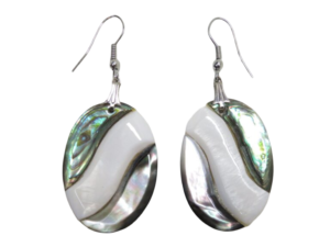Abalone oorbellen