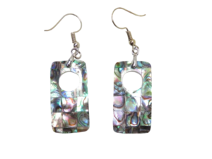 Abalone oorbellen